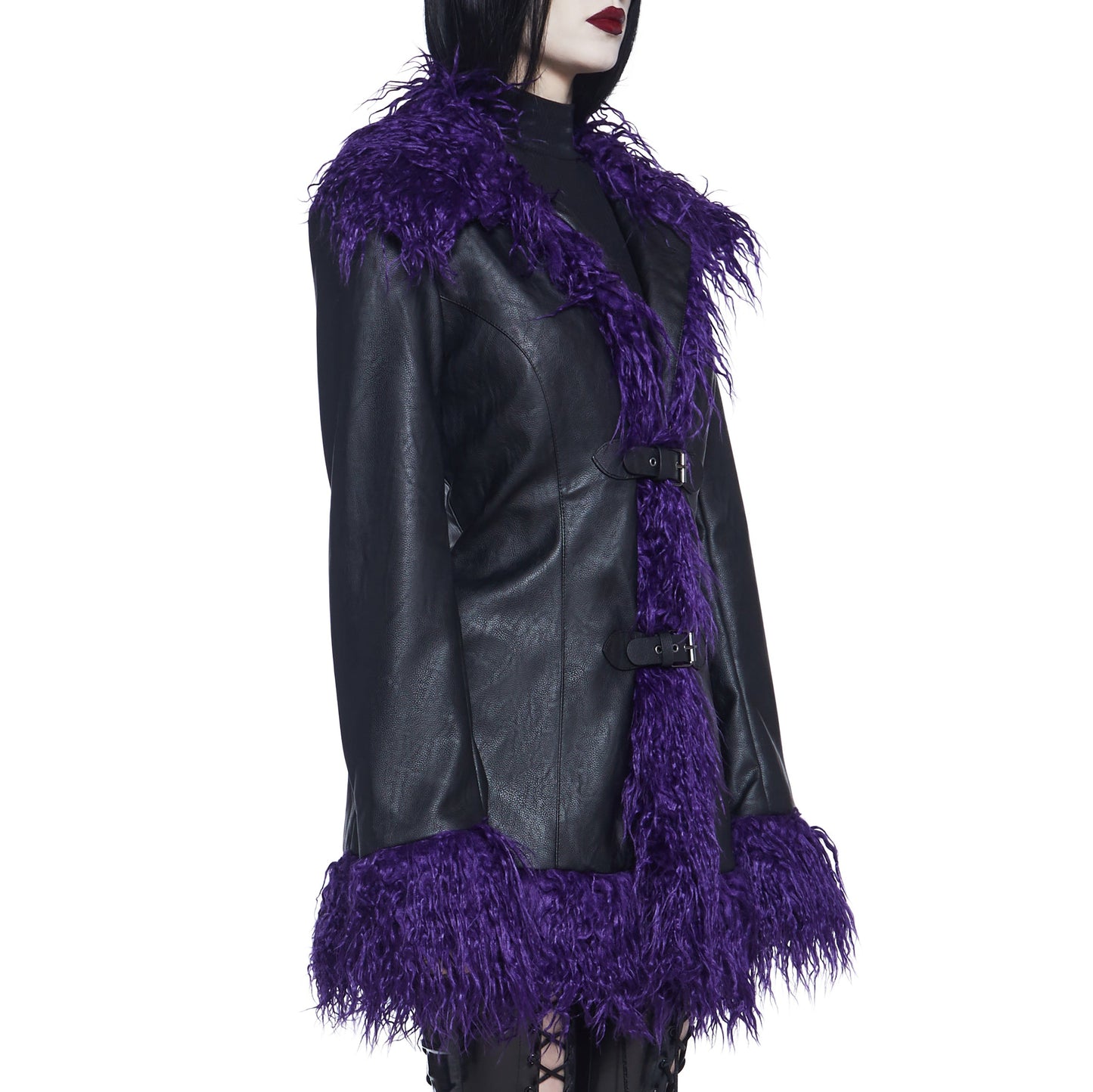 PASSING THROUGH FAUX FUR JACKET 1024112511