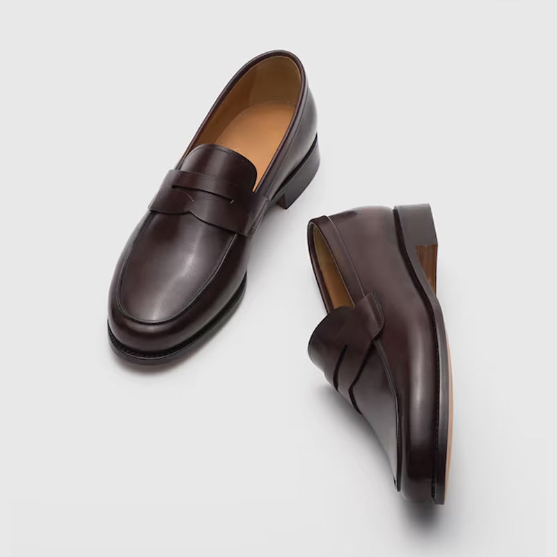 Fashionable and versatile high-end leather loafers