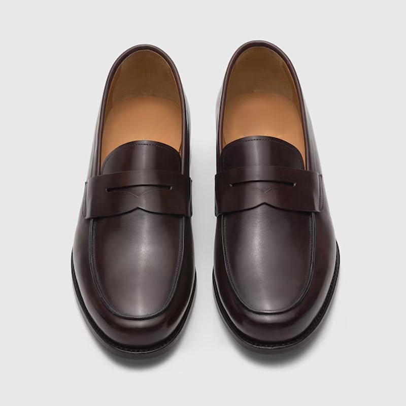 Fashionable and versatile high-end leather loafers