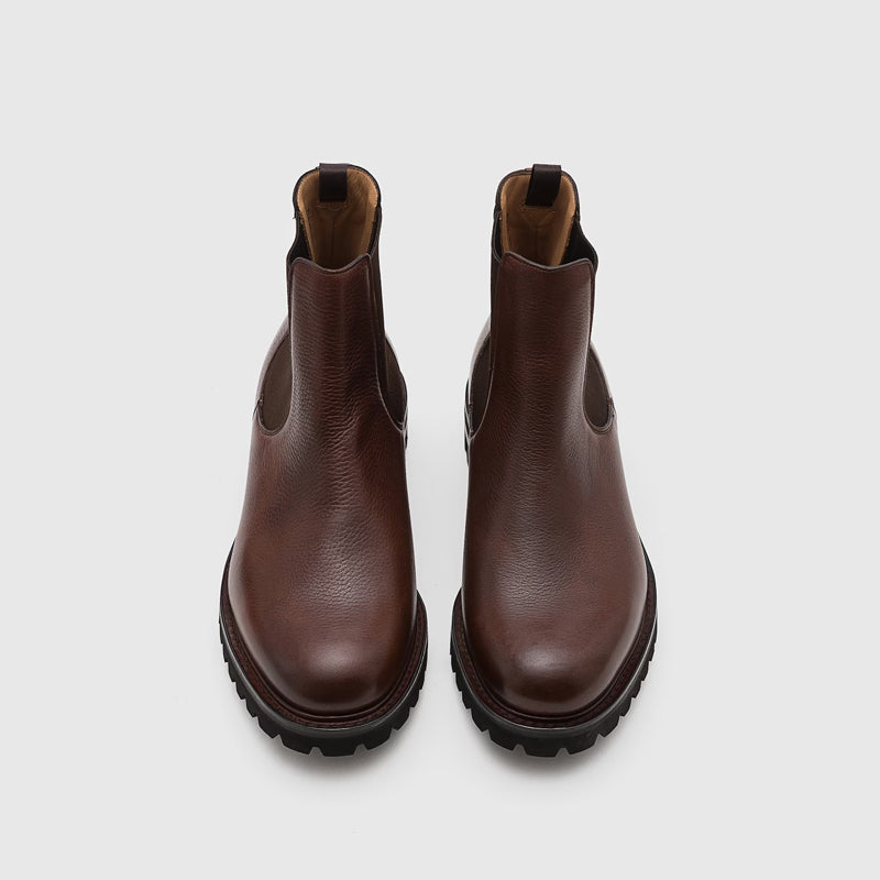 Soft Grain Leather Chelsea Boot