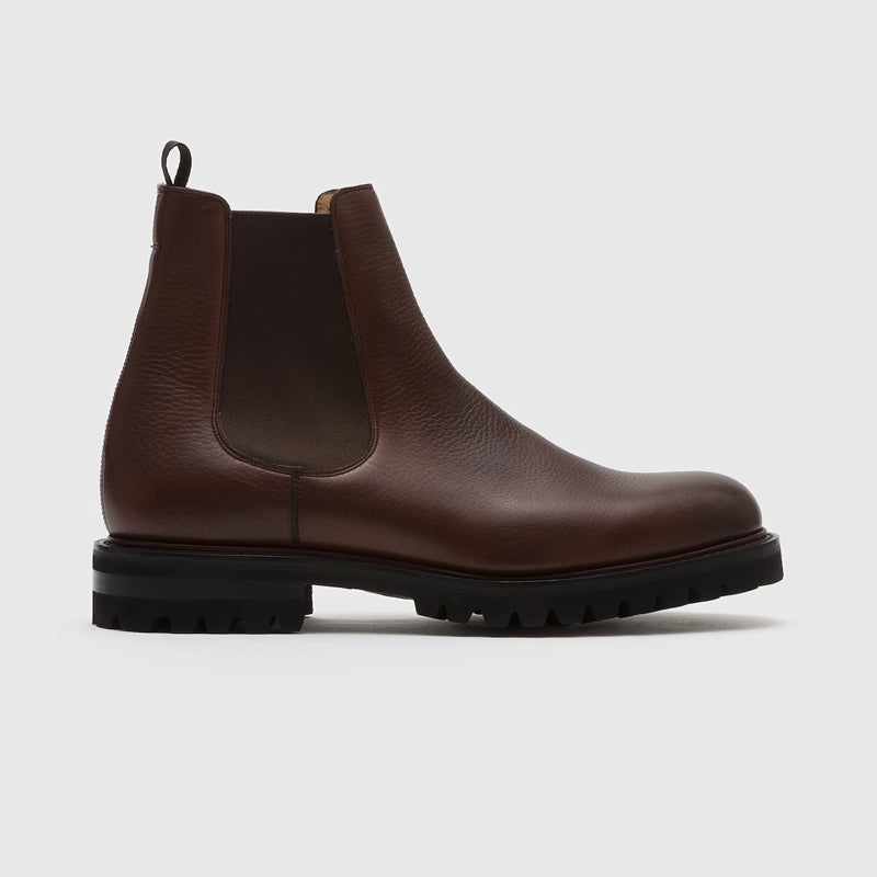 Soft Grain Leather Chelsea Boot